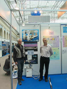 At the AQUATECH -2004 exhibition.(Russia).